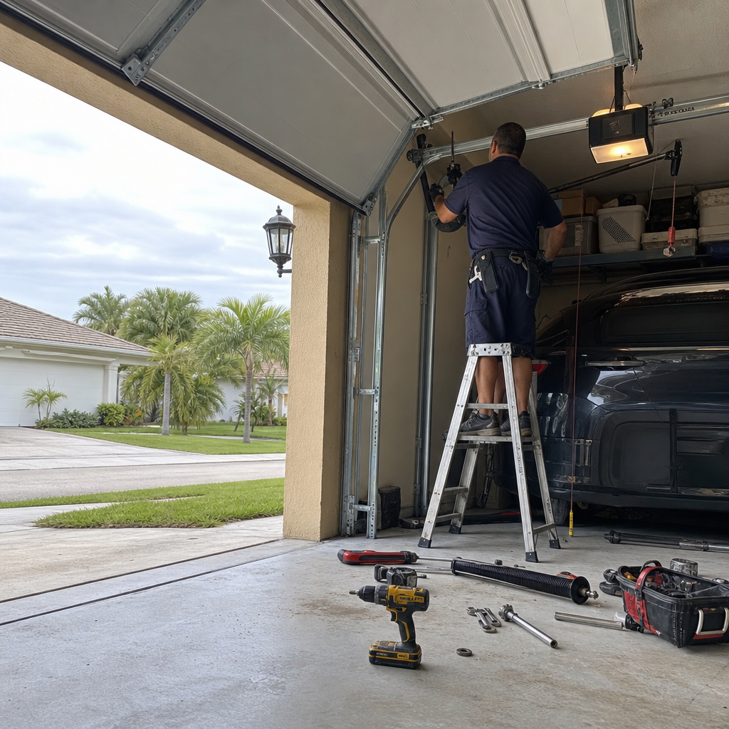 Emergency Garage Door in Lighthouse Point, FL | Landmark Garage Door Service Pompano Beach — Landmark Garage Door Service Pompano Beach 