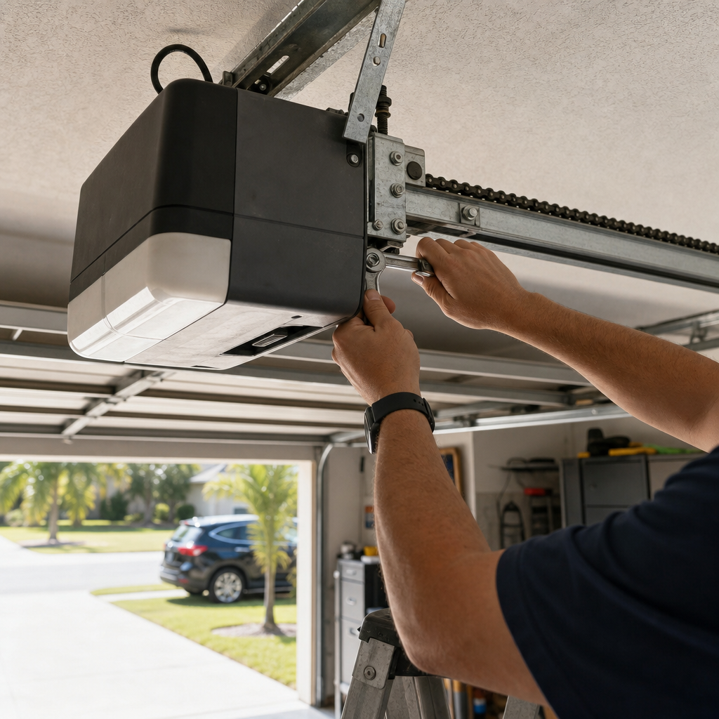 Garage Door Opener in Pompano Beach, FL | Landmark Garage Door Service Pompano Beach — Landmark Garage Door Service Pompano Beach 