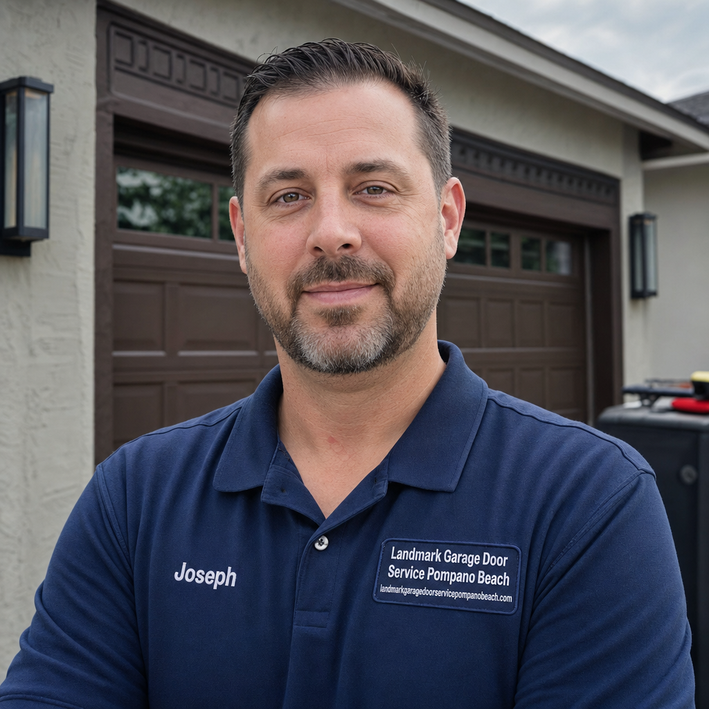 Joseph Taylor, owner of Landmark Garage Door Service Pompano Beach 